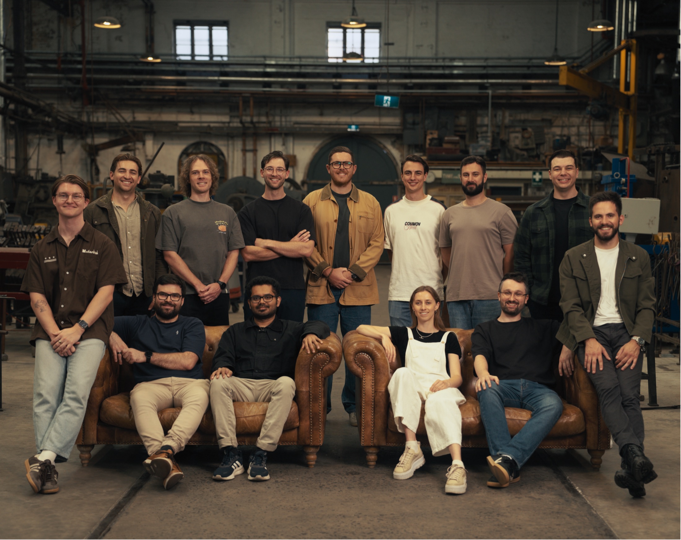 The Breaker team in the workshop.